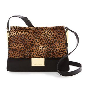 Vince Camuto Abril Crossbody Bag Black Leopard